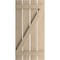 Ekena Millwork Rustic Four Board Spaced Board-n-Batten Rough Sawn Faux Wood Shutters w/Z-Board, 23 1/2W x 86H, PR SHUBSZ23X86RSPR - alternate 15